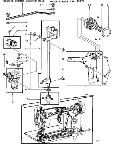 Zigzag cam assembly