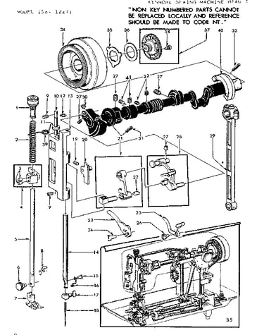 Presser bar assembly