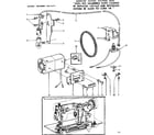 Kenmore 15812271 motor assembly diagram