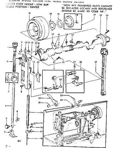 Presser bar assembly