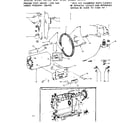 Kenmore 15812272 motor assembly diagram