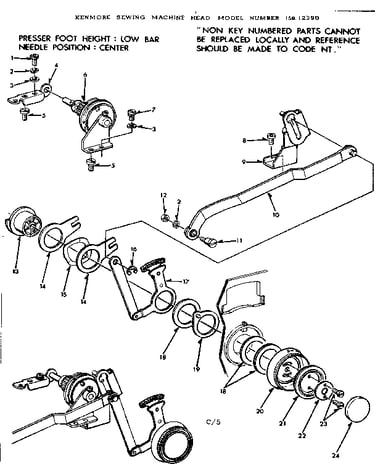Zigzag cam assembly