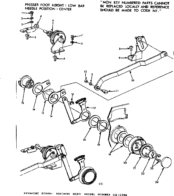 Zigzag cam assembly
