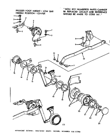 Zigzag cam assembly