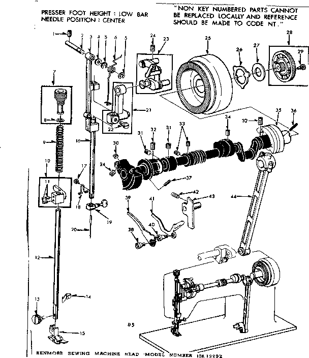 Presser guide assembly