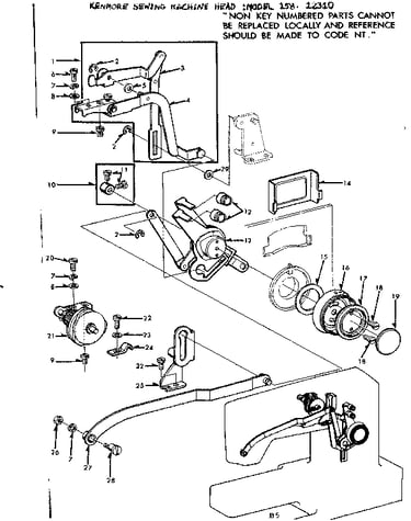 Geared cam assembly