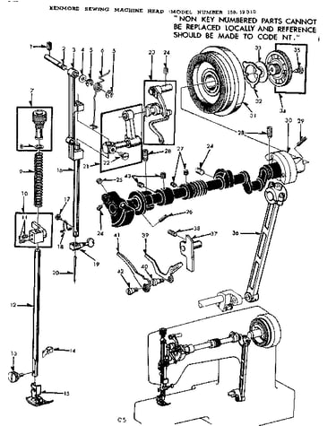 Presser bar assembly