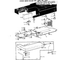 Kenmore 15812310 shuttle cover and work table diagram