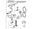 Kenmore 15812311 motor assembly diagram