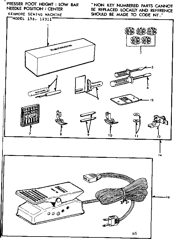 Attachment parts