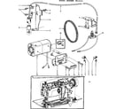 Kenmore 15812370 motor assembly diagram