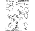 Kenmore 15812390 motor assembly diagram