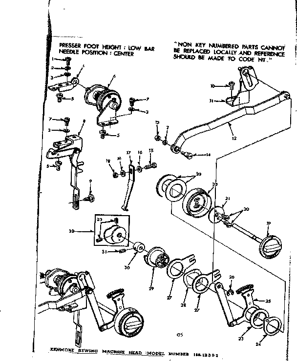 GEARED CAM ASSEMBLY