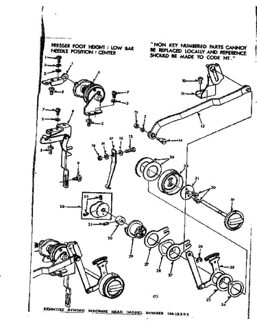 Geared cam assembly