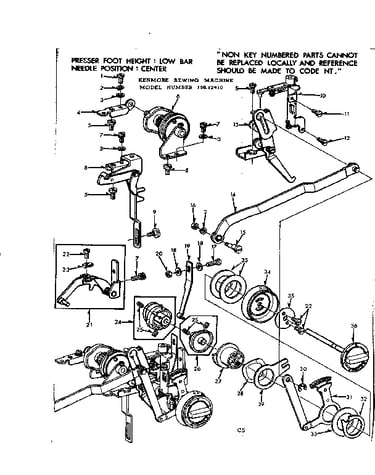 Geared cam assembly