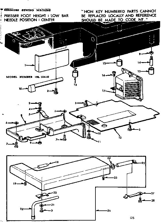 SHUTTLE COVER AND WORK TABLE