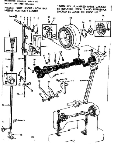 Presser bar assembly