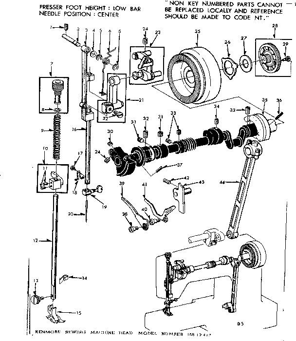 PRESSER BAR ASSEMBLY