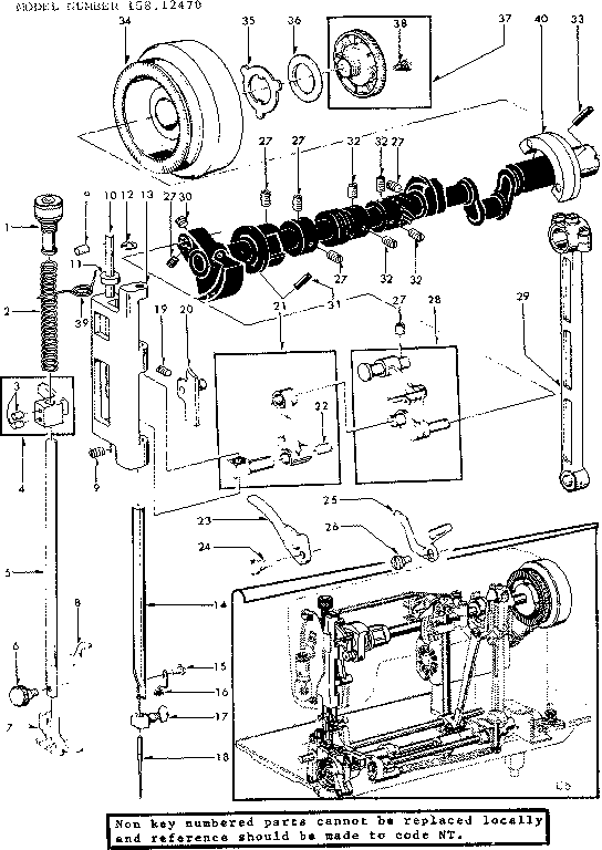 Presser bar assembly