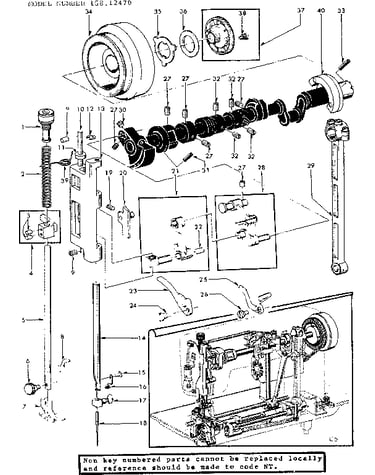 Presser bar assembly