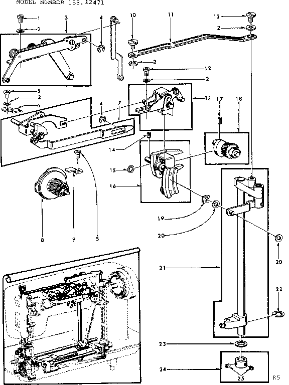 Geared cam assembly