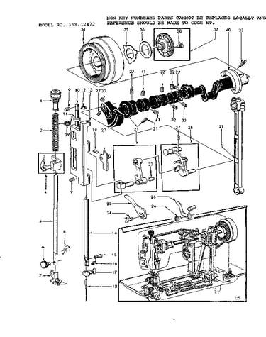 Presser bar assembly