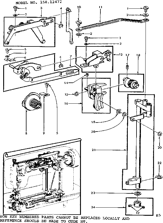 Geared cam assembly