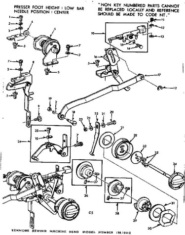 Geared cam assembly