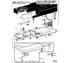 Kenmore 15812520 shuttle cover and work table diagram