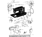 Kenmore 15813190 motor assembly diagram
