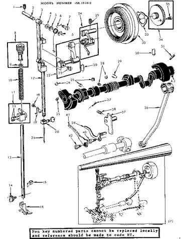 Presser bar assembly