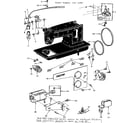 Kenmore 15813201 motor assembly diagram