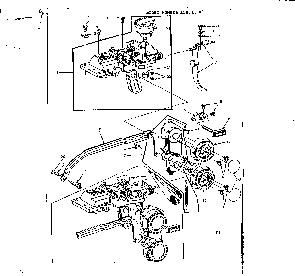 Zigzag guide assembly