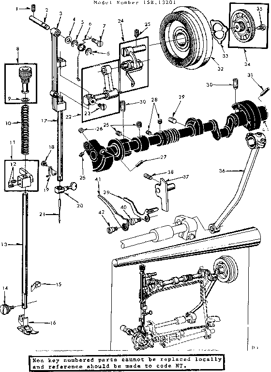 PRESSER BAR ASSEMBLY