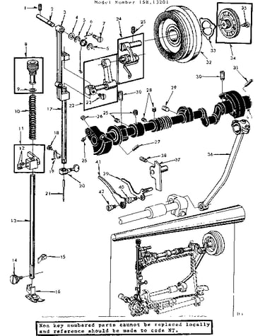 Presser bar assembly