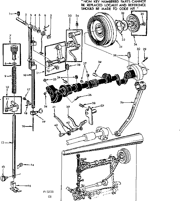 PRESSER BAR ASSEMBLY