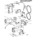Kenmore 15813250 motor assembly diagram