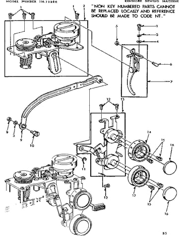 Zigzag guide assembly