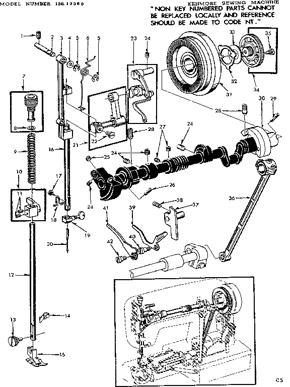 PRESSER BAR ASSEMBLY