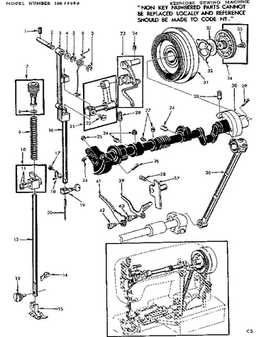 Presser bar assembly