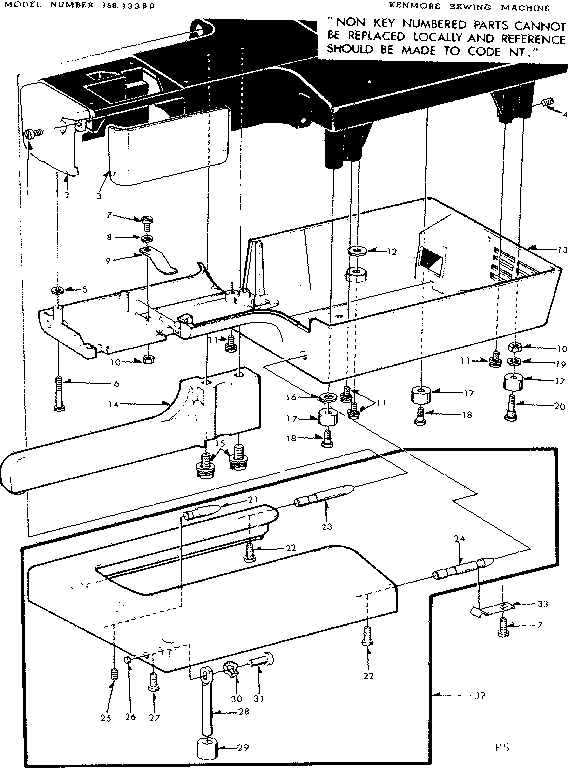 SHUTTLE COVER AND WORK TABLE