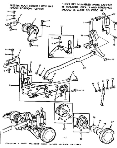 Geared cam assembly