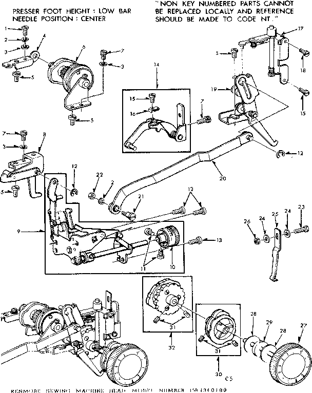 Geared cam assembly