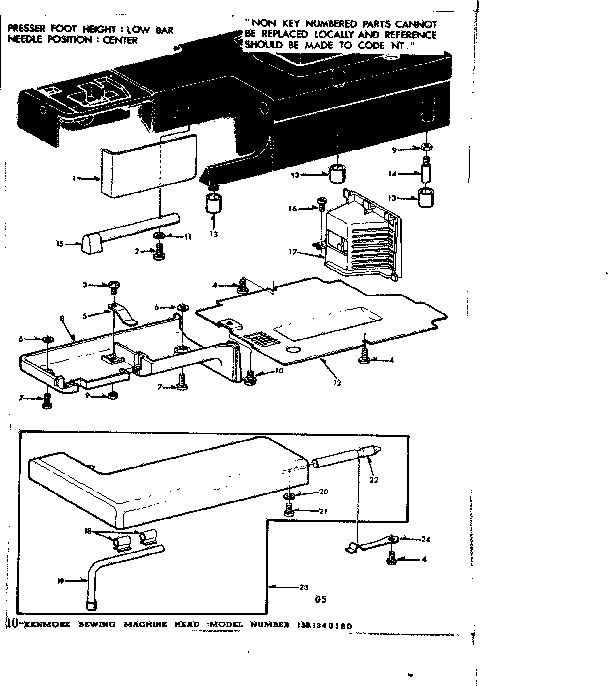 SHUTTLE COVER AND WORK TABLE