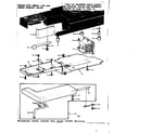 Kenmore 1581340180 shuttle cover and work table diagram