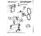 Kenmore 1581340180 motor assembly diagram