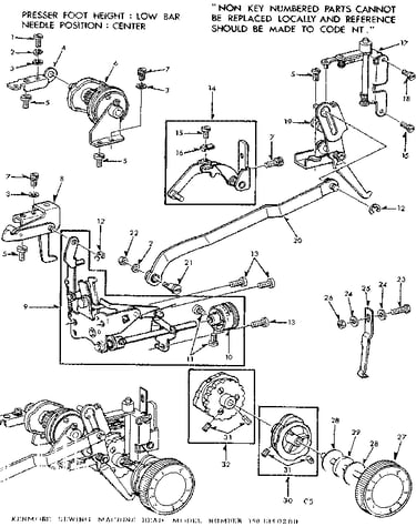 Geared cam assembly