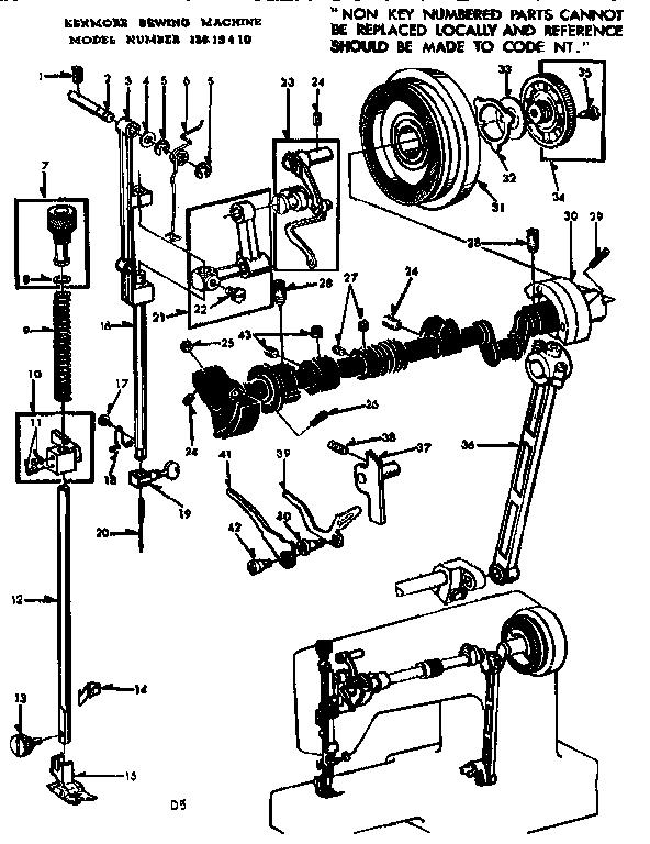 Presser bar assembly