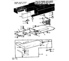 Kenmore 15813410 shuttle cover and work table diagram
