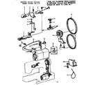 Kenmore 15813410 motor assembly diagram